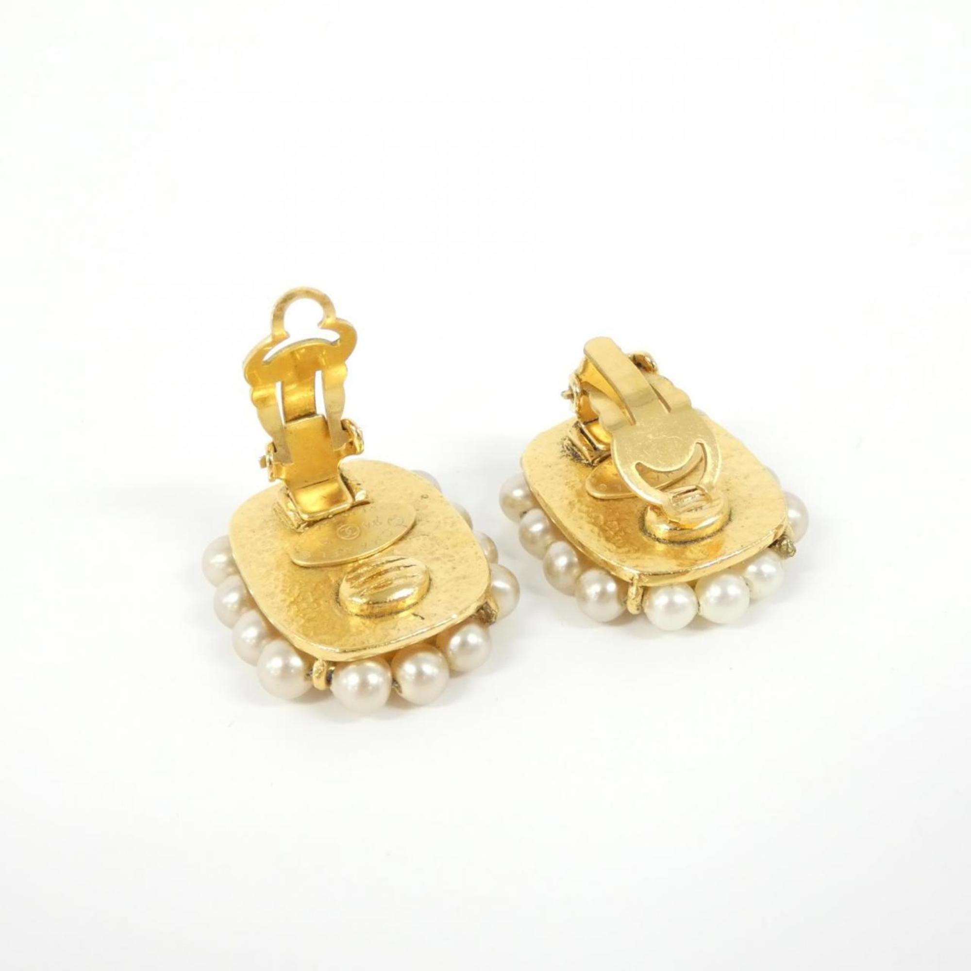 Earrings Gold-Tone Metal