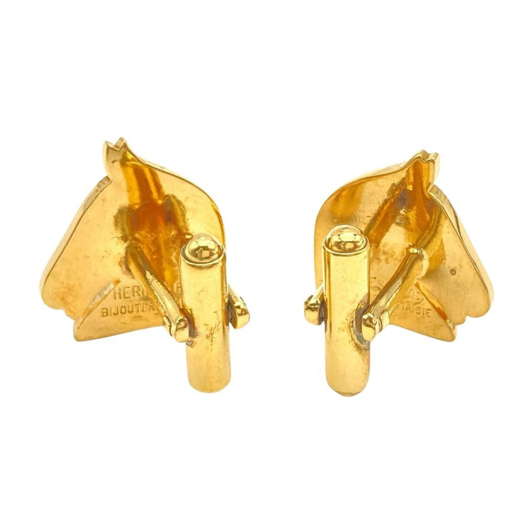 Cheval Horse Cufflinks Gold Bracelet