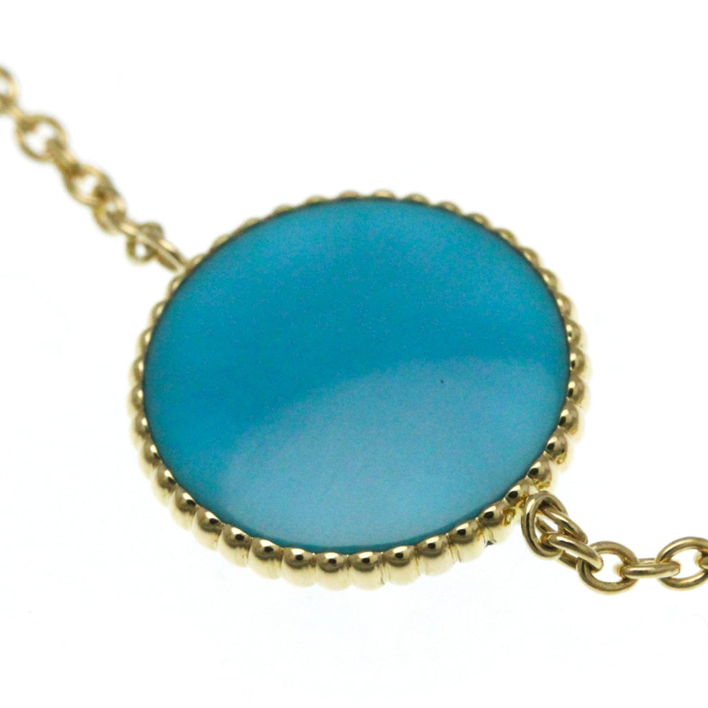 Charm Bracelet 18K Yellow Gold With Turquoise