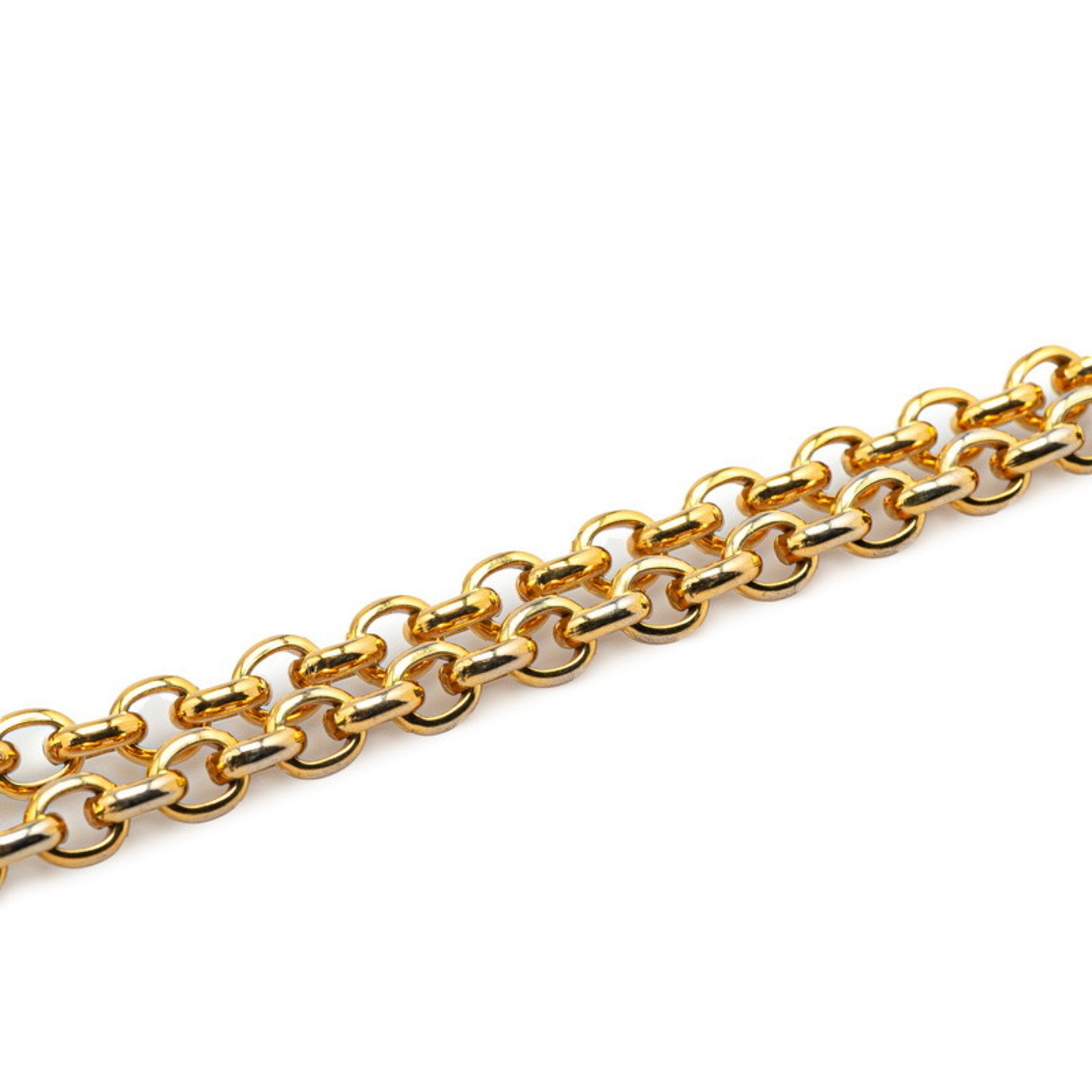CC Logo Pendant Necklace Metal