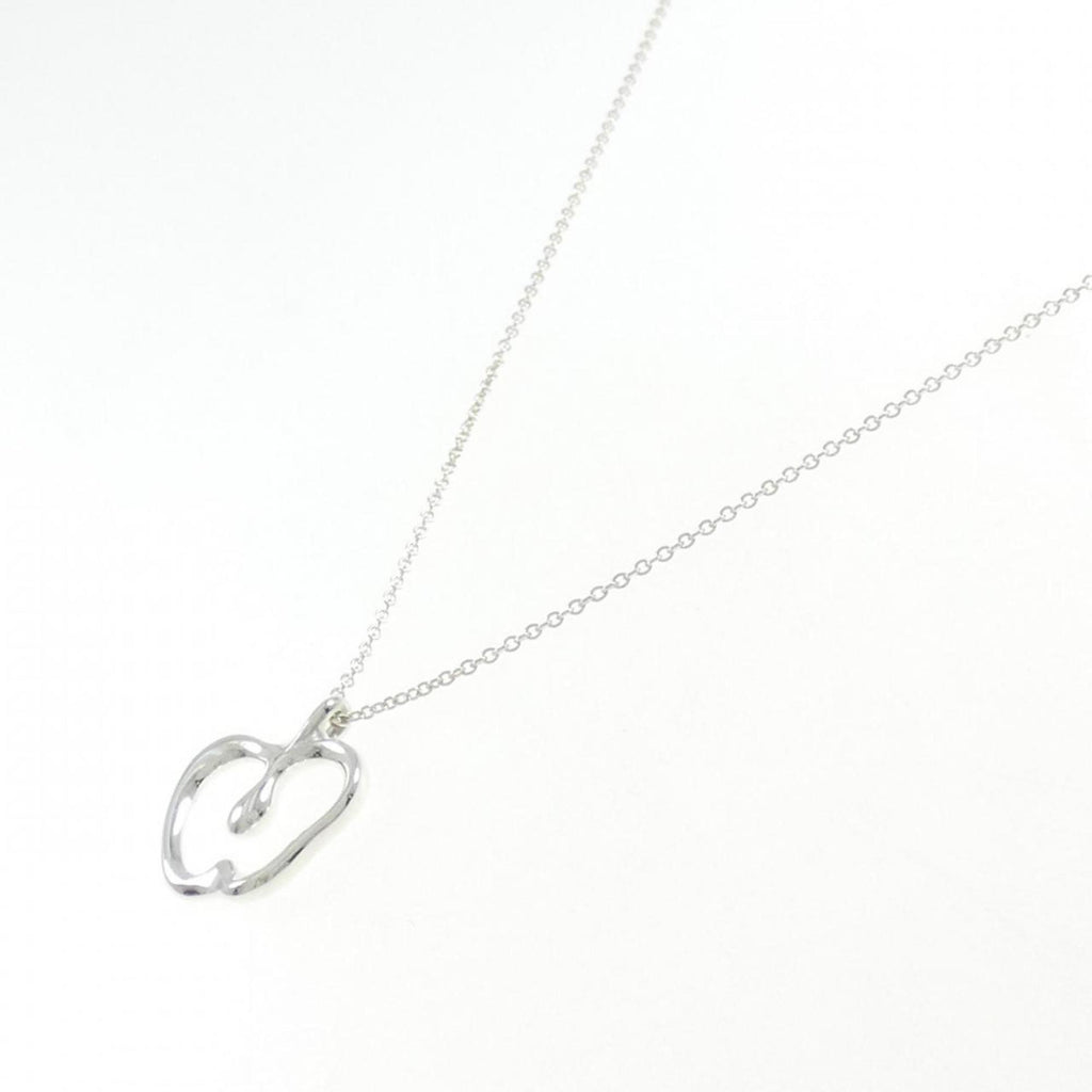 Apple Pendant Necklace Sterling Silver Small