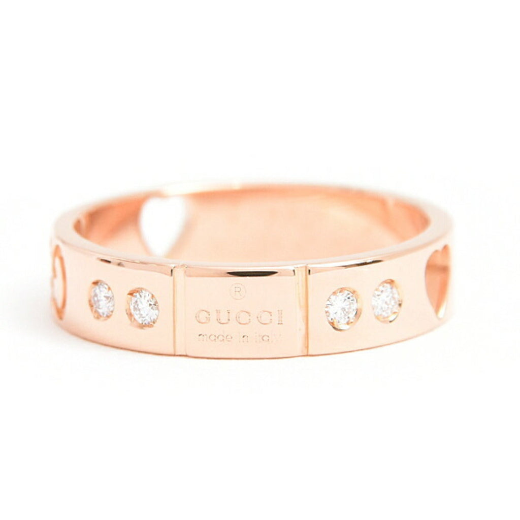 Icon One Band Ring 18K Rose Gold with Diamond