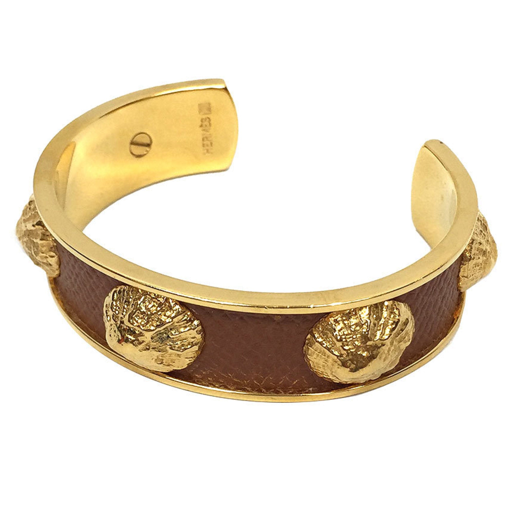 Bracelet Brass and Leather