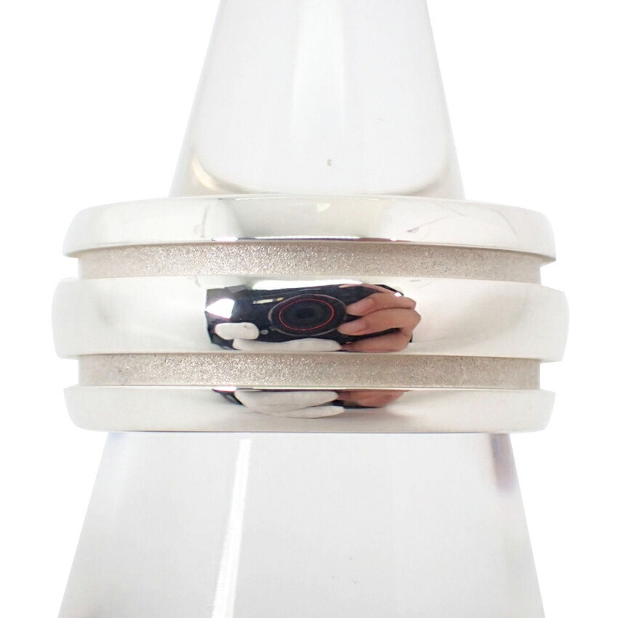 Double Line Band Ring Sterling Silver