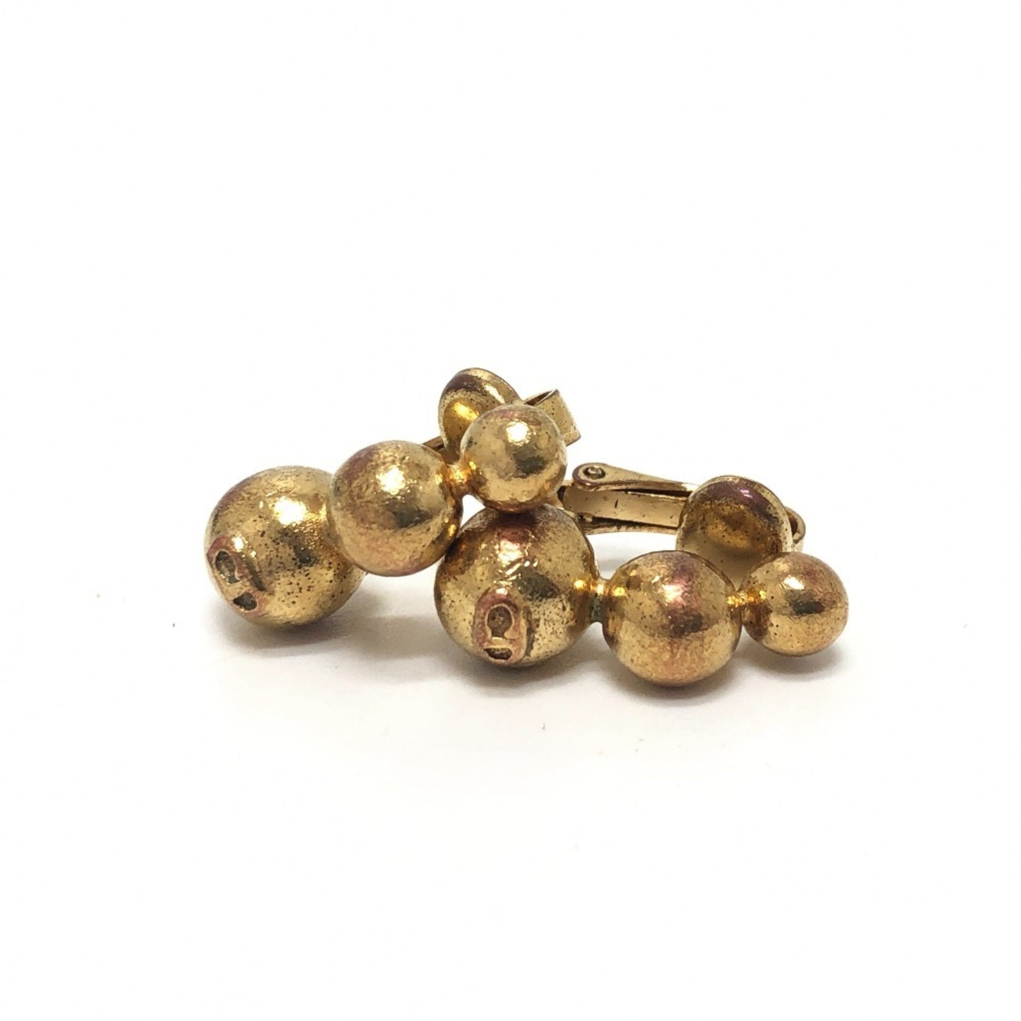 Clip-On Earrings Clip-On Gold-Tone Metal