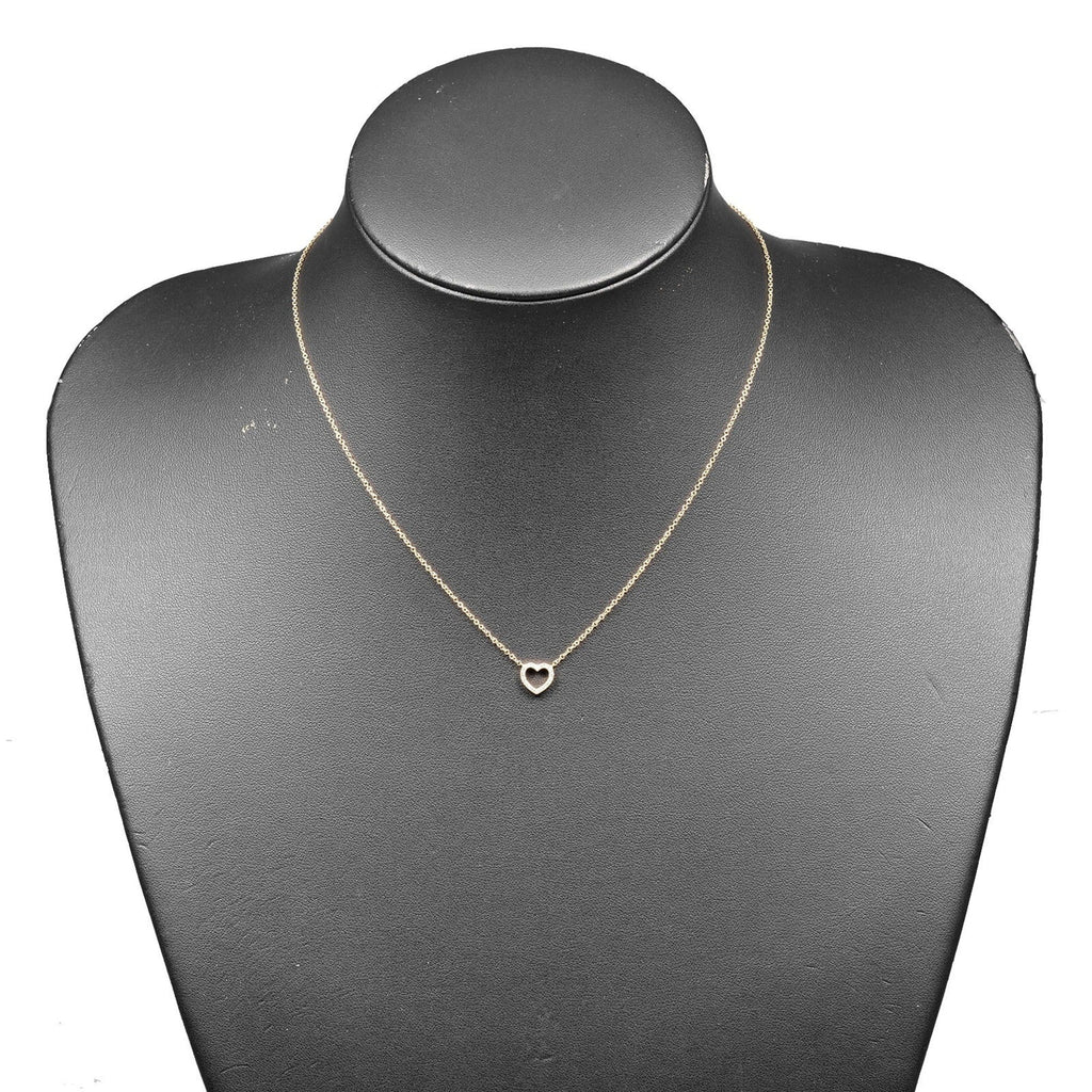 Pendant Necklace 18K Rose Gold with Diamond
