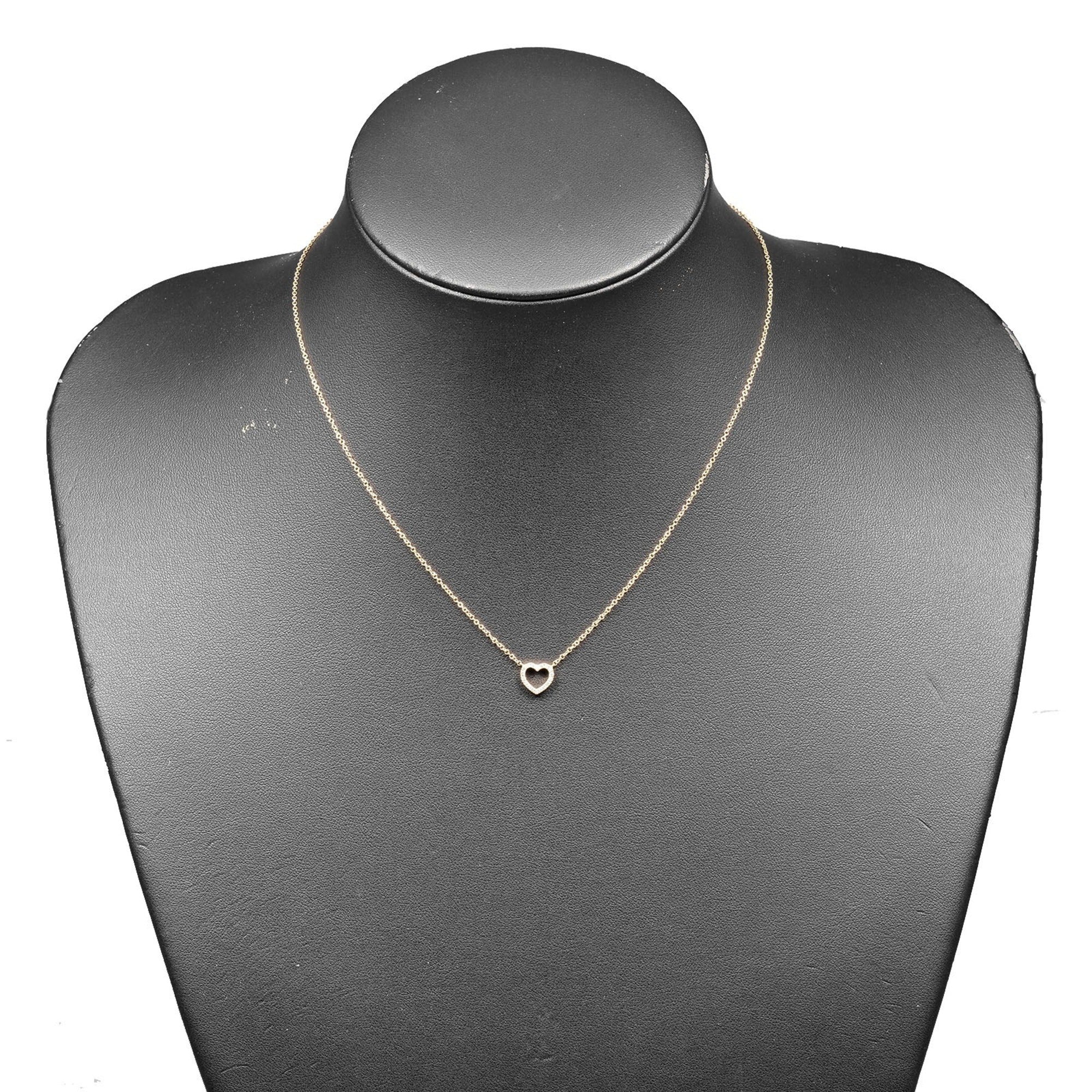 Pendant Necklace 18K Rose Gold with Diamond