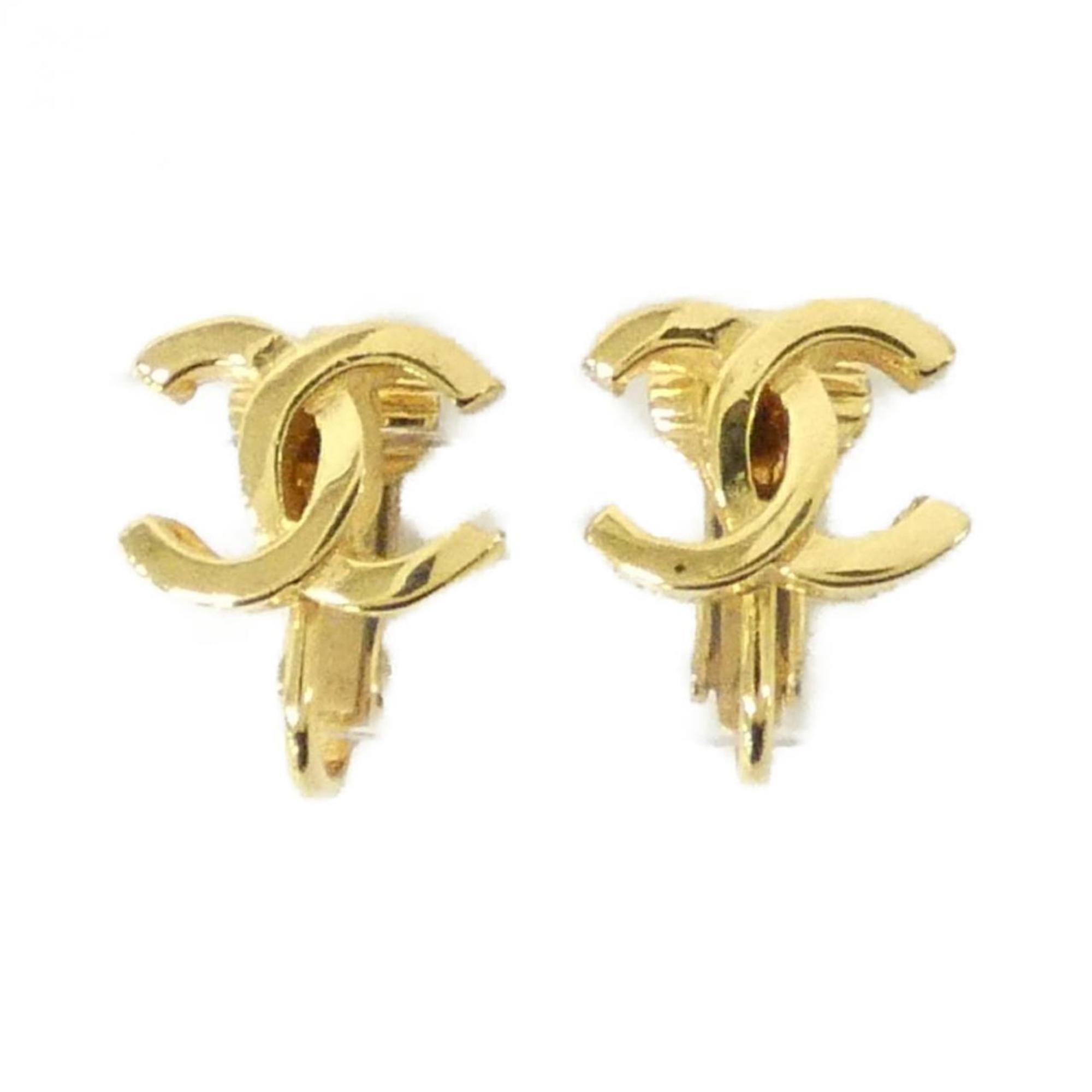 Clip-On Earrings Clip-On Gold-Tone Metal