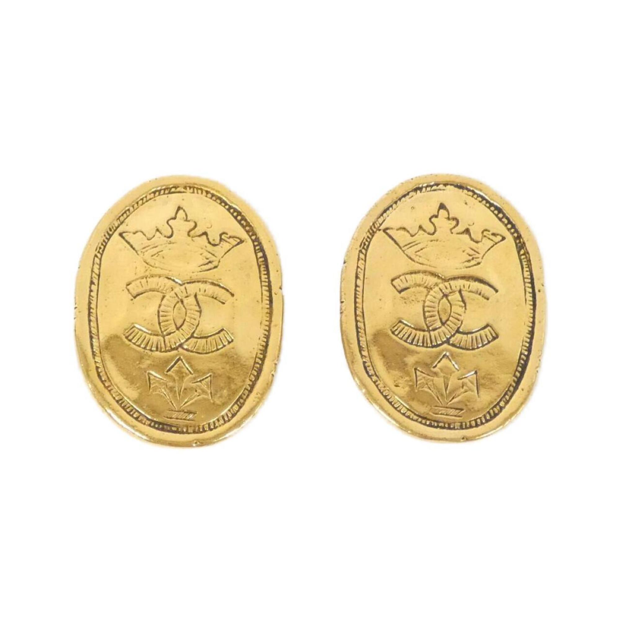 Clip-On Earrings Clip-On Gold-Tone Metal
