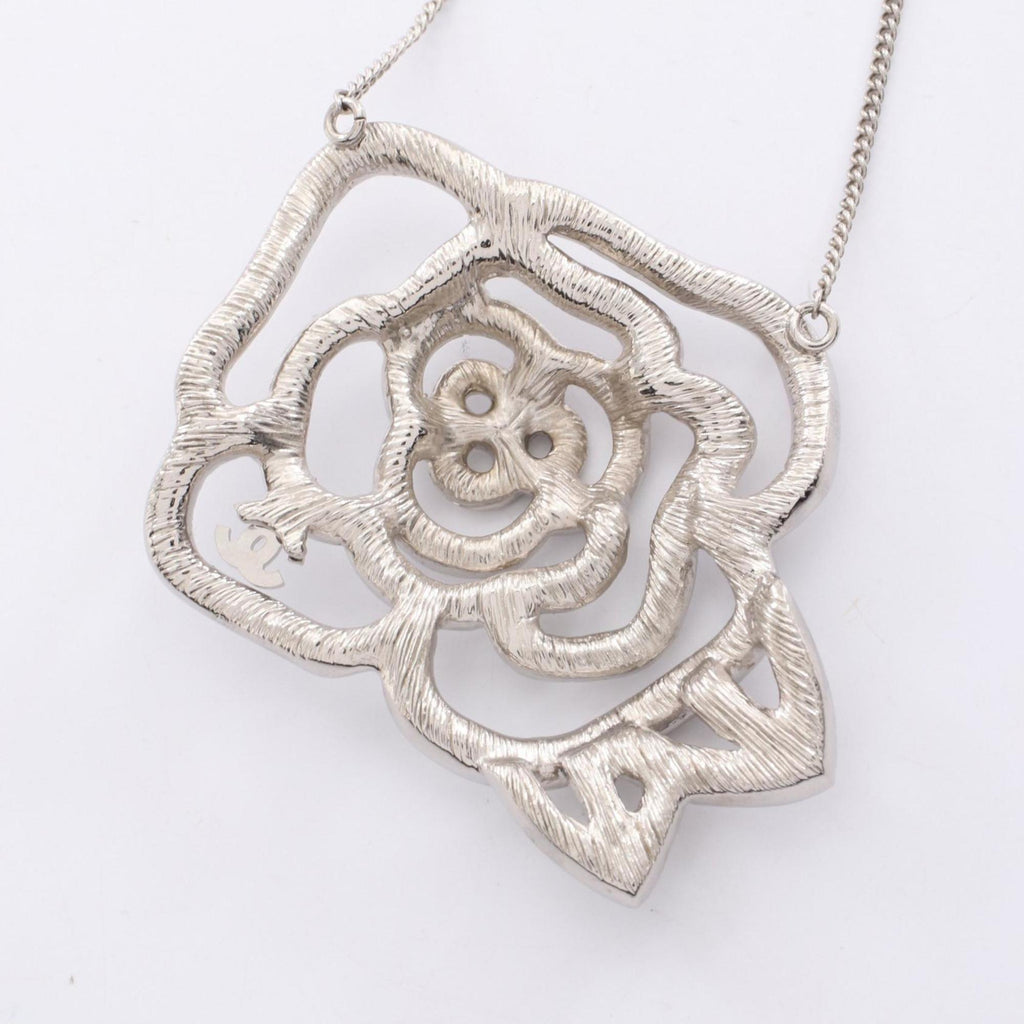 CC Logo Pendant Necklace Sterling Silver