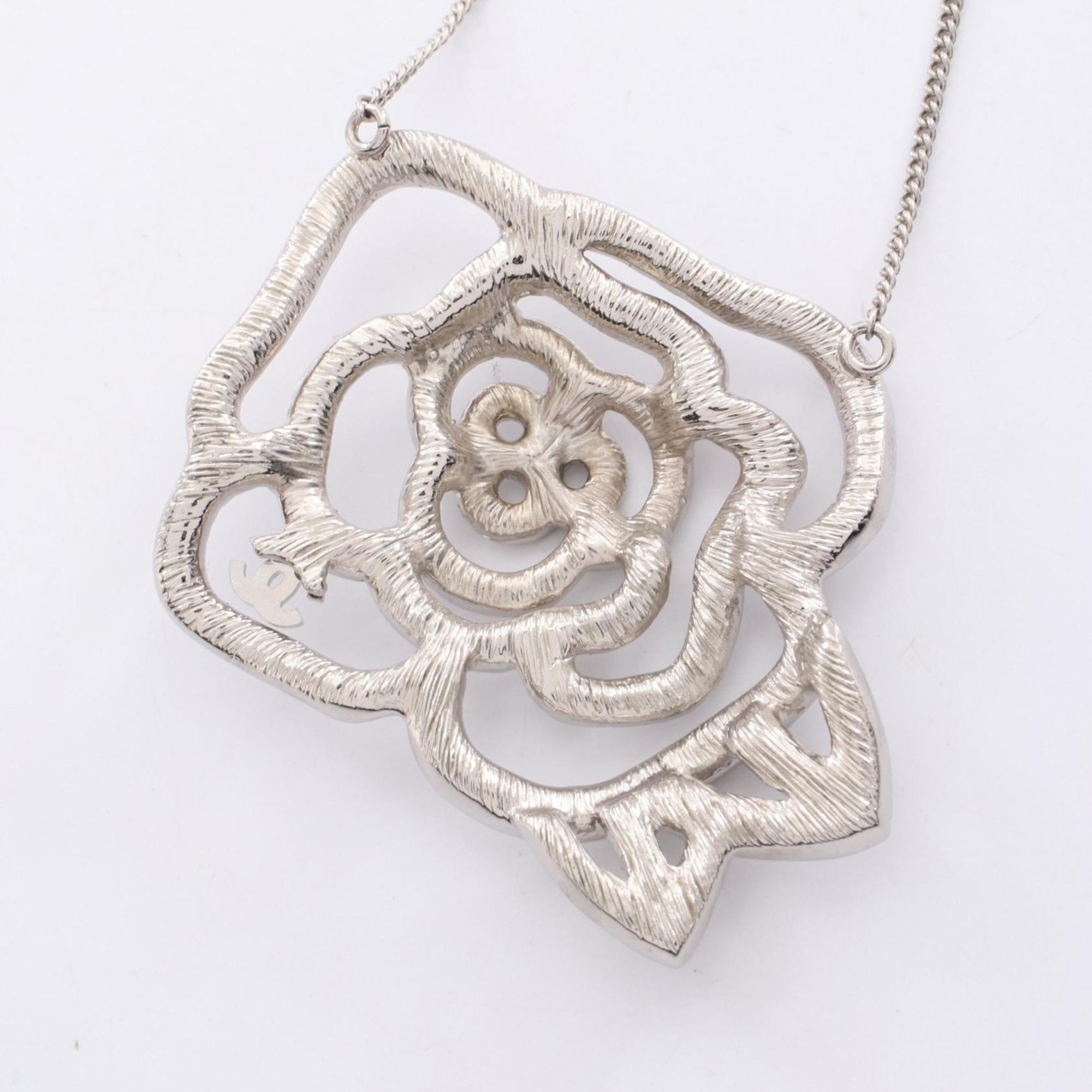 CC Logo Pendant Necklace Sterling Silver