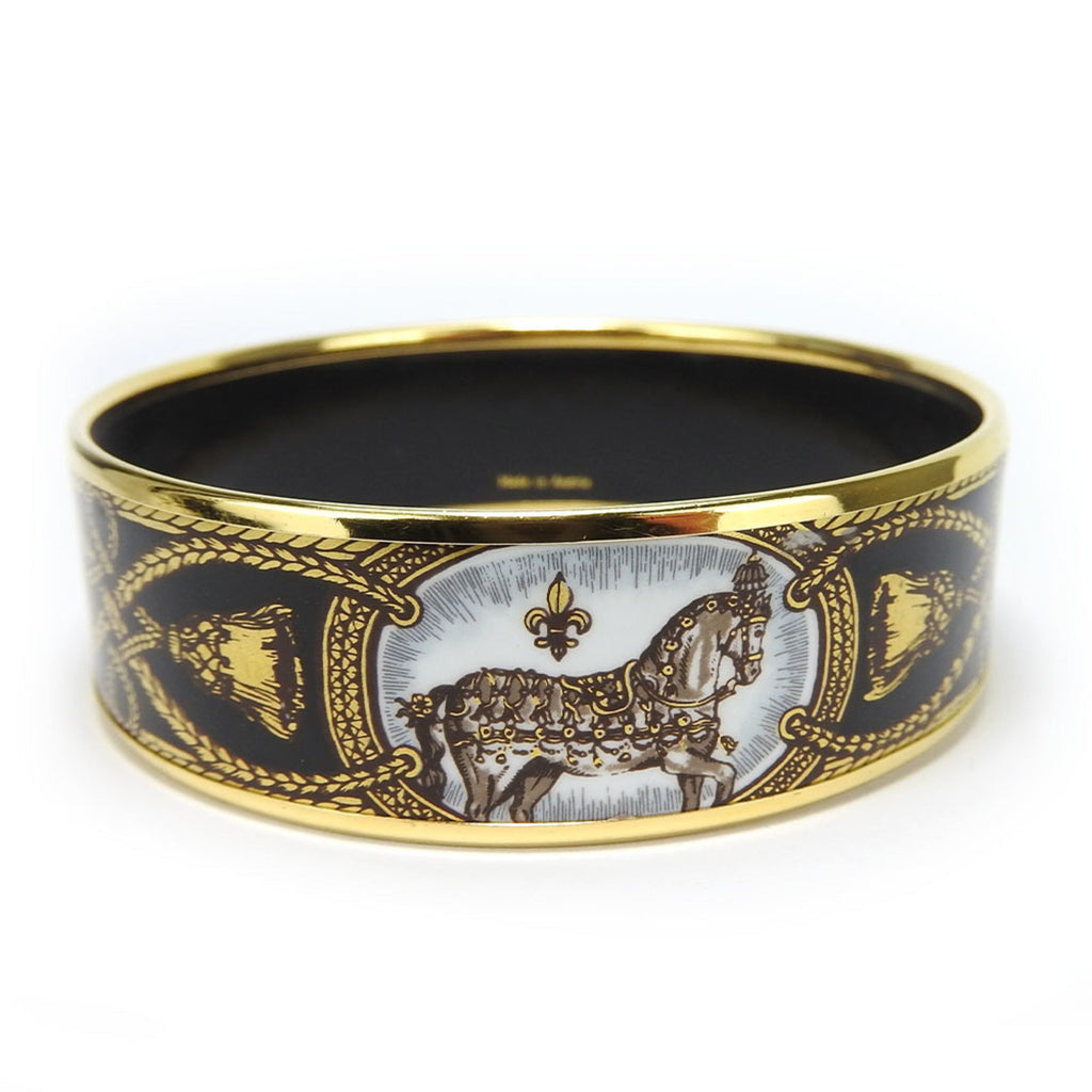 Bangle Cloisonné and Enamel and Metal Bracelet