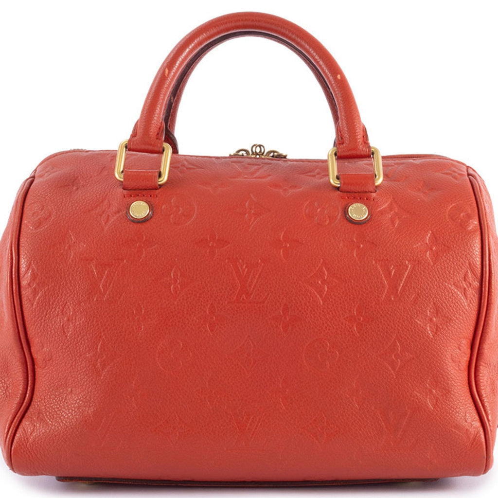 Speedy Bandouliere Bag Monogram Empreinte Leather 25