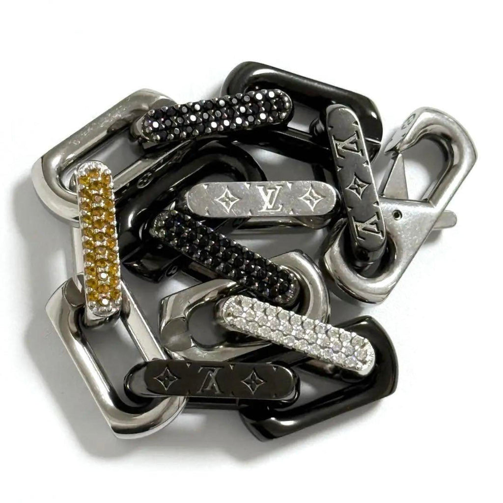 Charm Bracelet Metal and Rhinestone Medium