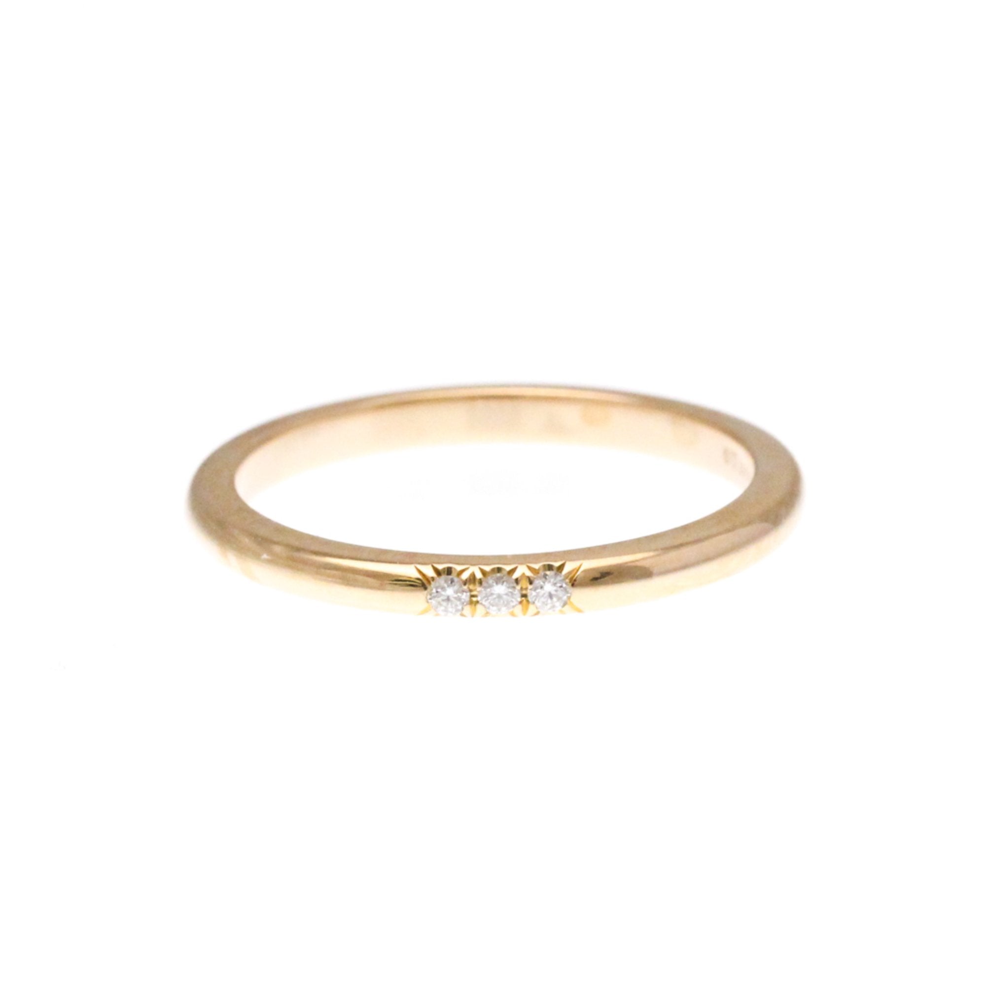 Band Ring 18K Rose Gold With Diamond