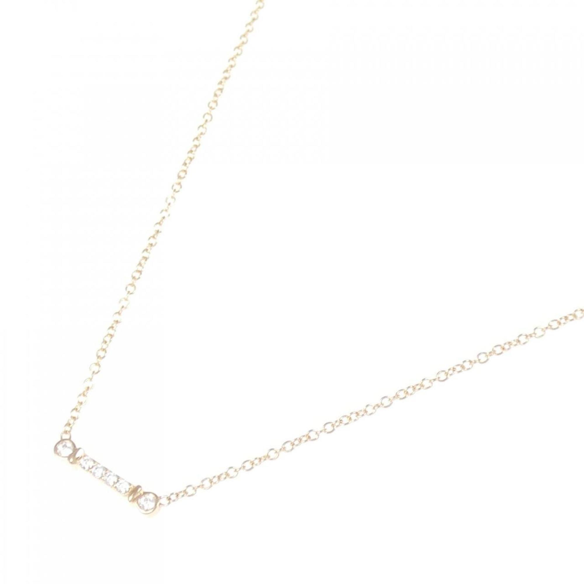 Pendant Necklace 18K Rose Gold with Diamond