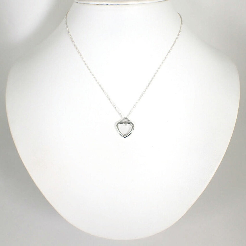 Sentimental Heart Pendant Necklace Sterling Silver
