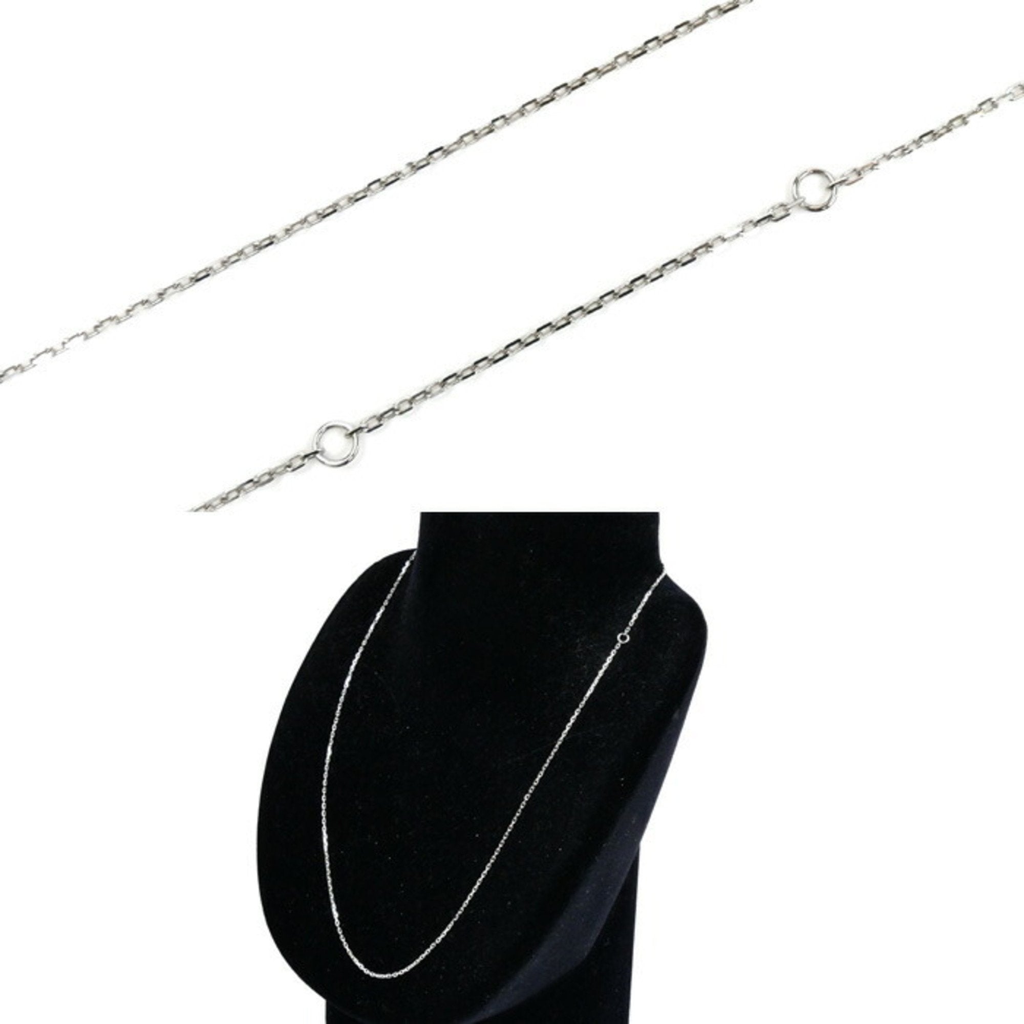 Pendant Necklace 18K White Gold