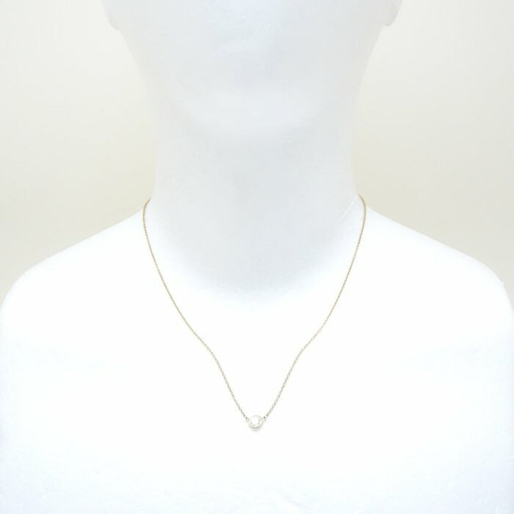 Elsa Peretti Pendant Necklace 18K Yellow Gold 5mm