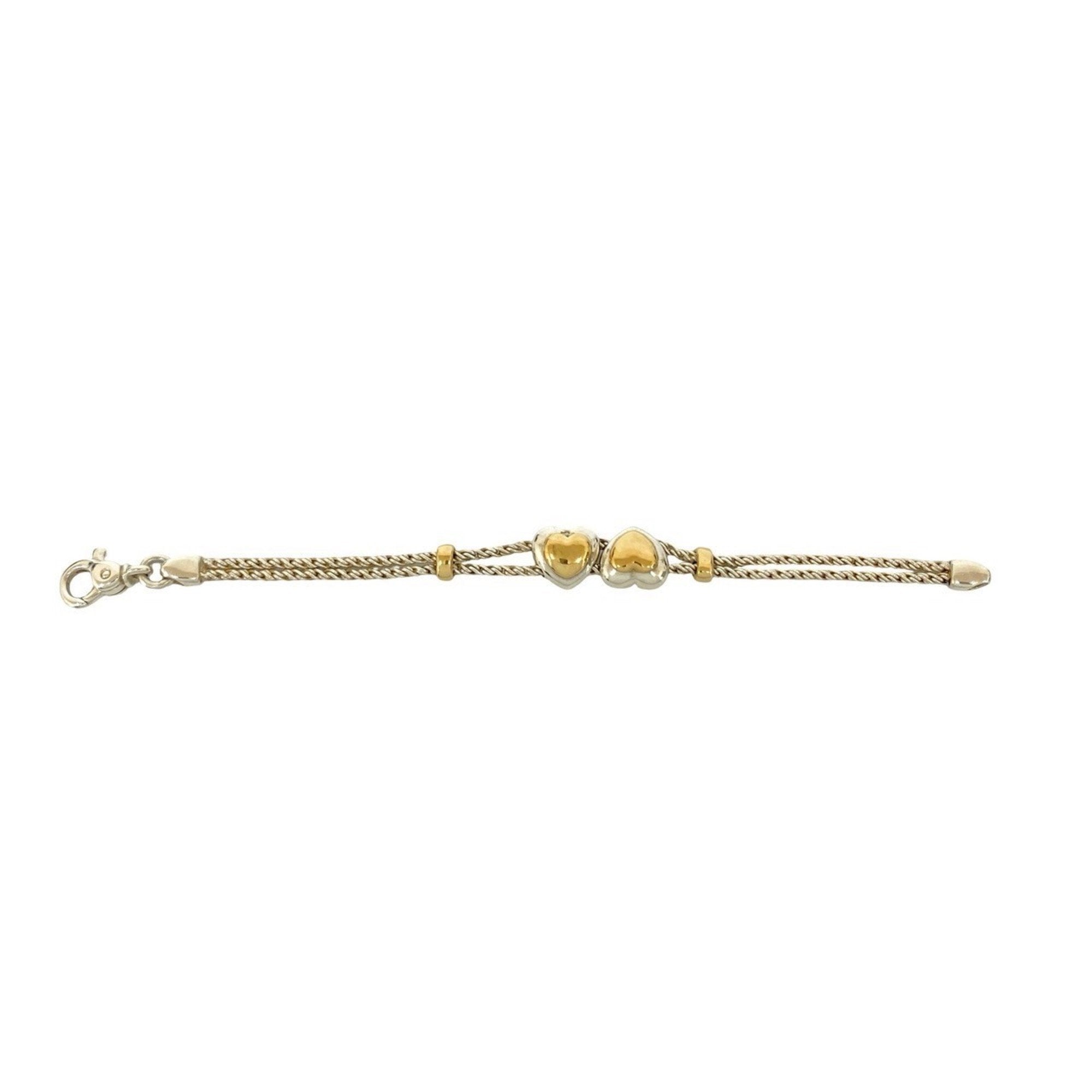Charm Bracelet 18K Gold and Sterling Silver