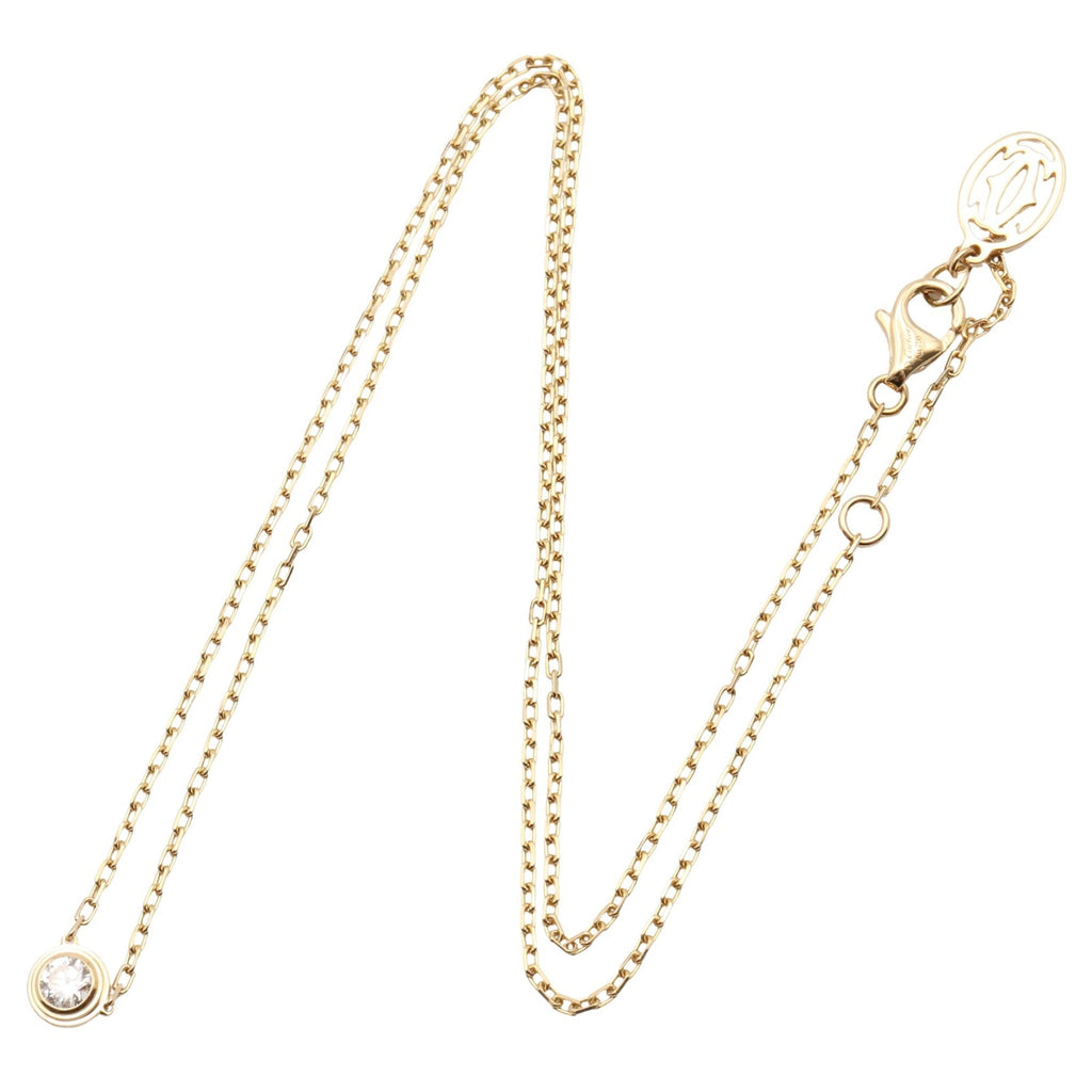 Pendant Necklace 18K Yellow Gold With Diamond