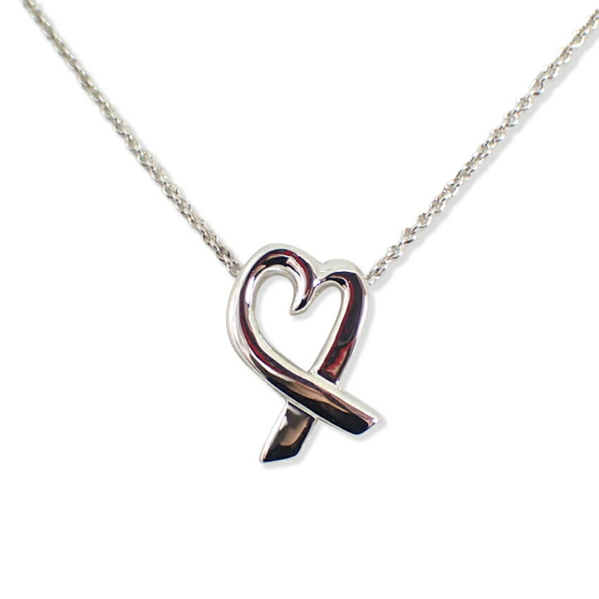 Loving Heart Pendant Necklace Sterling Silver