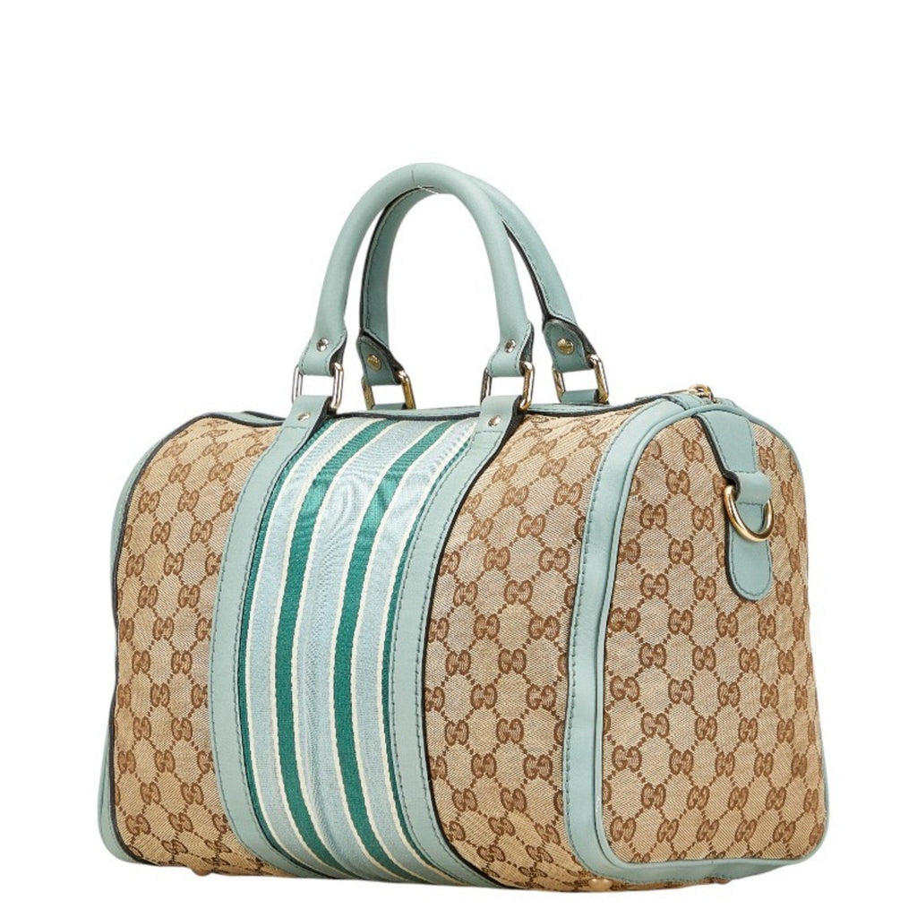 Vintage Web Boston Bag GG Canvas Medium