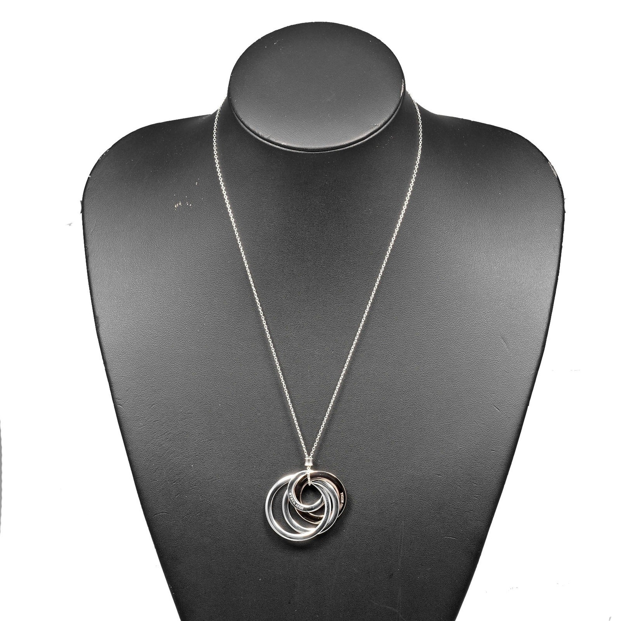 Pendant Necklace Metal and Sterling Silver