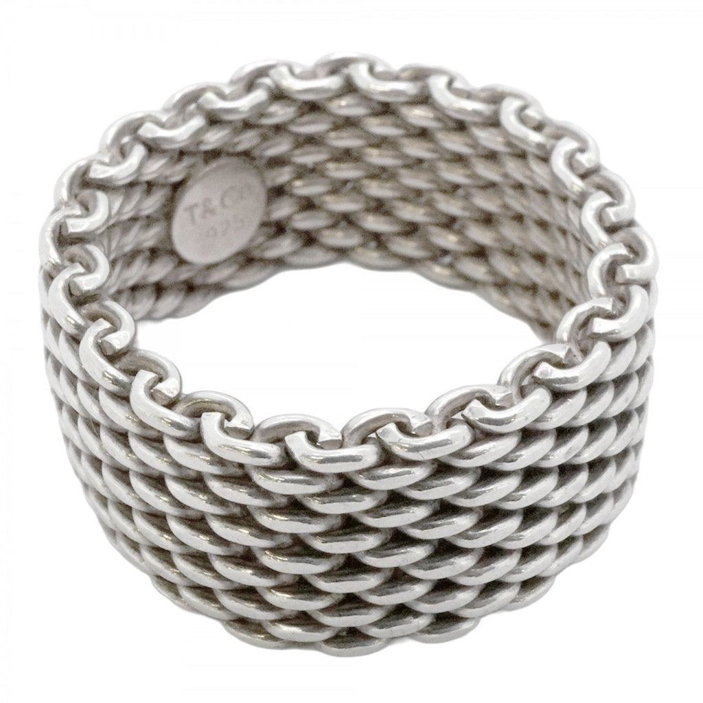 Somerset Mesh Ring Sterling Silver