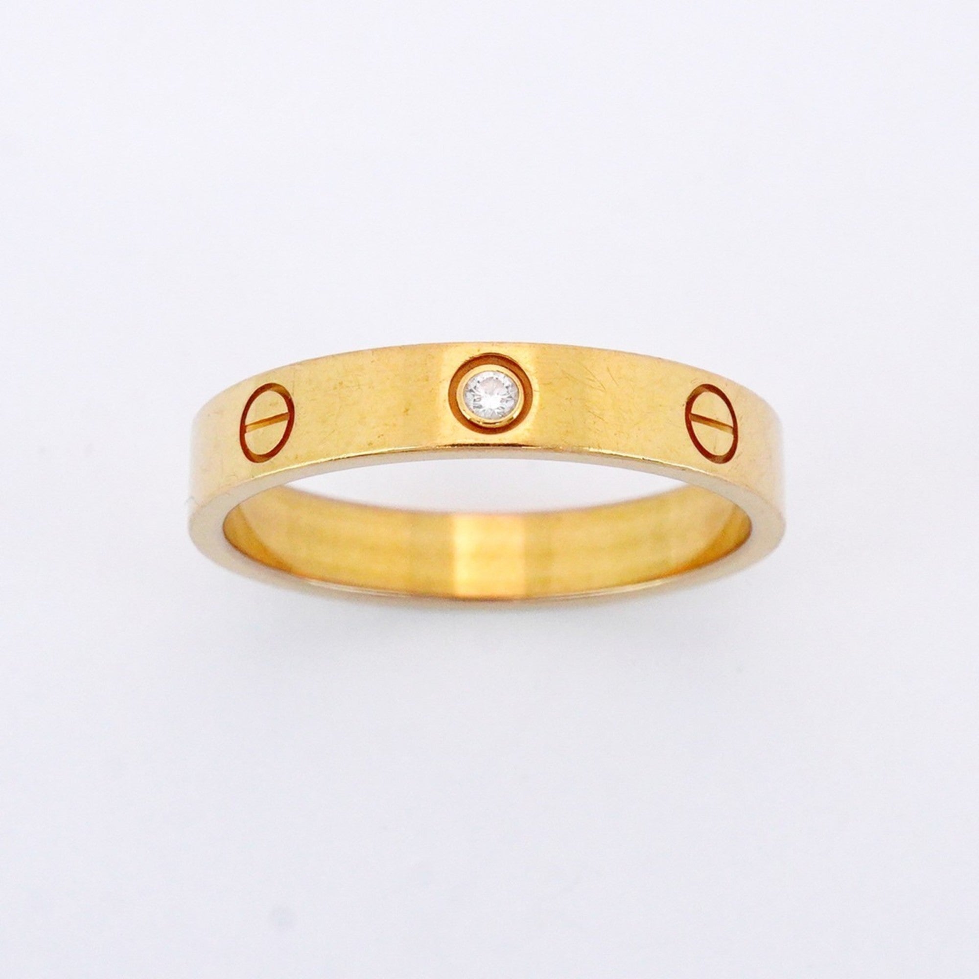 Love Ring 18K Rose Gold with Diamond Mini