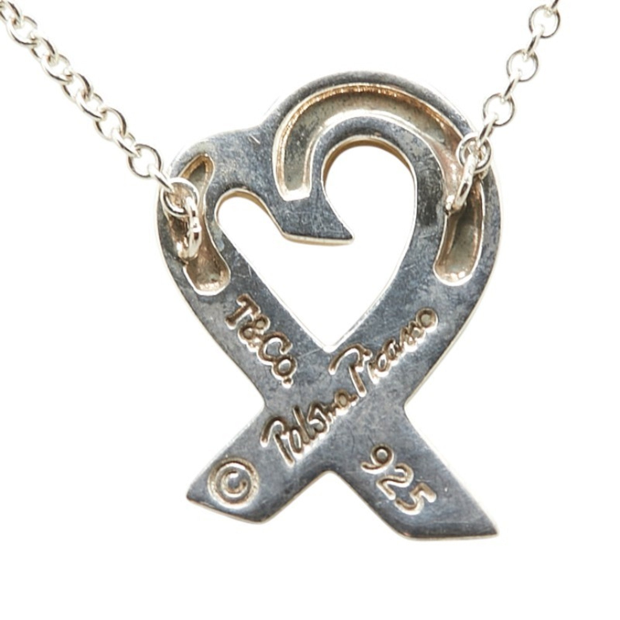 Loving Heart Pendant Necklace Sterling Silver