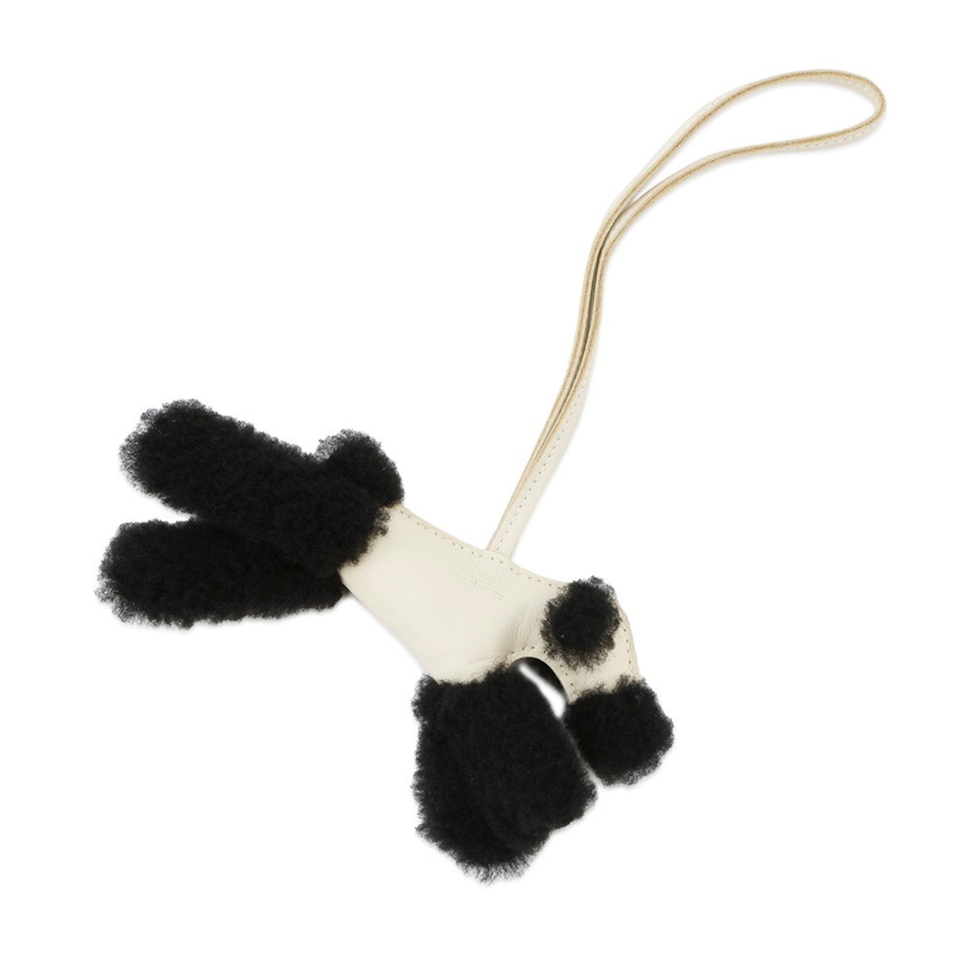 Buddy Charm Leather Black Handbag Charm