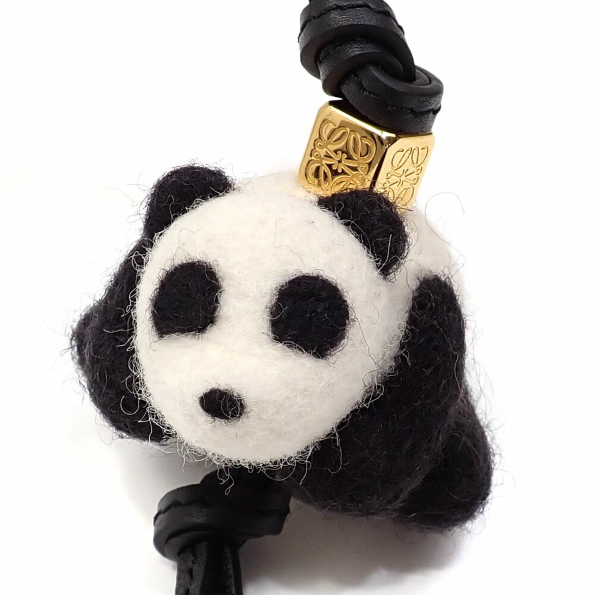 Charm Felt Black and White Handbag Charm