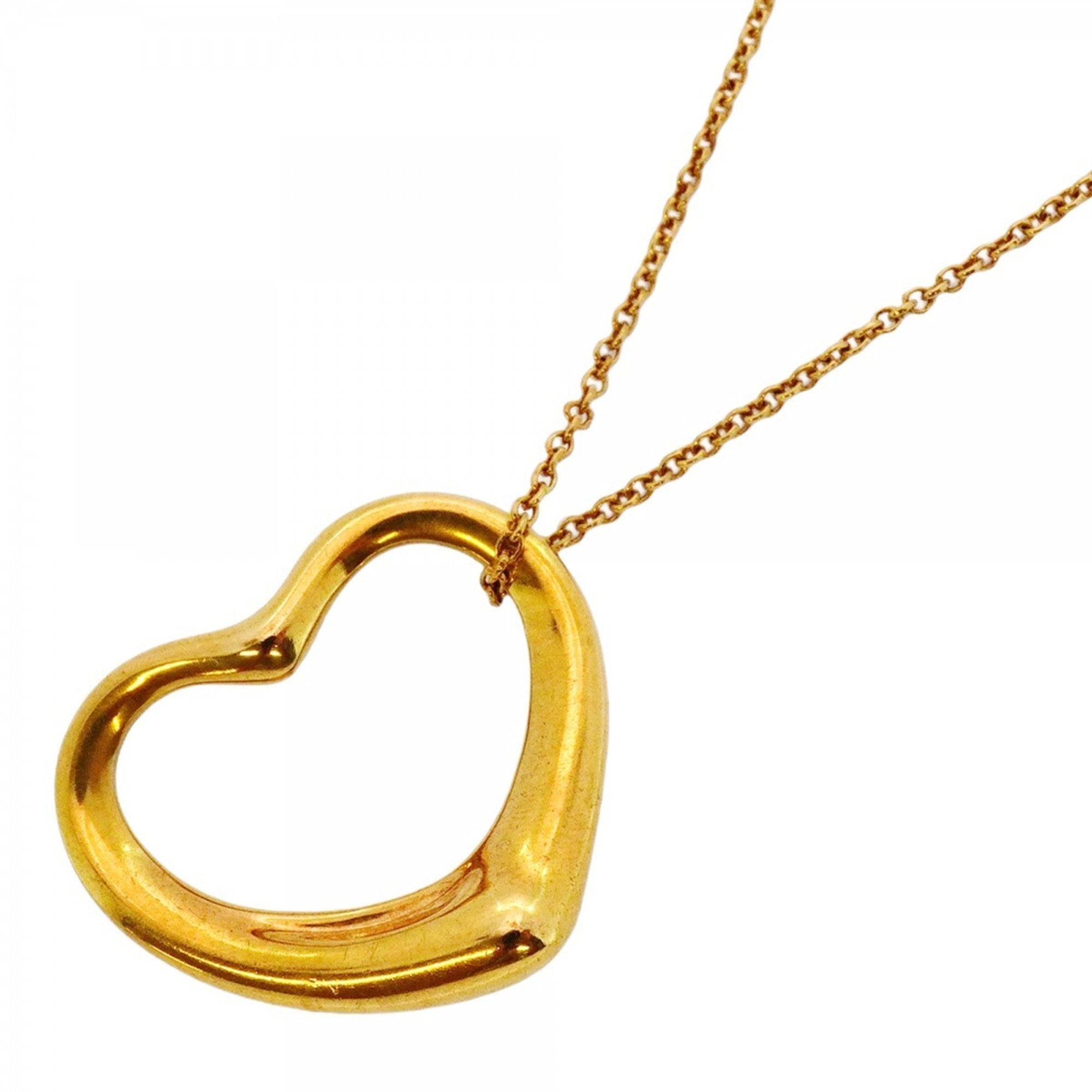 Heart Pendant Necklace 18K Yellow Gold