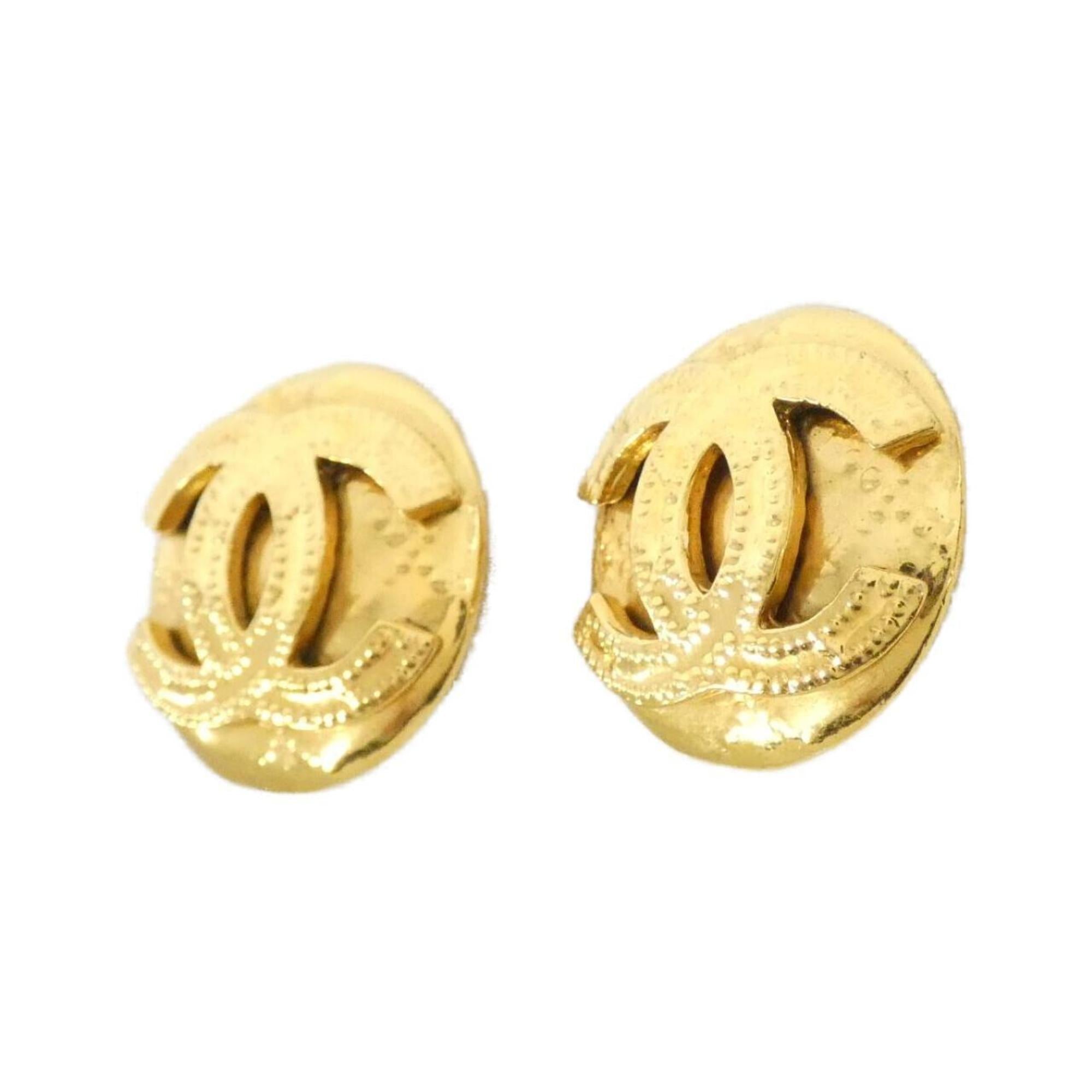 Earrings Gold-Tone Metal