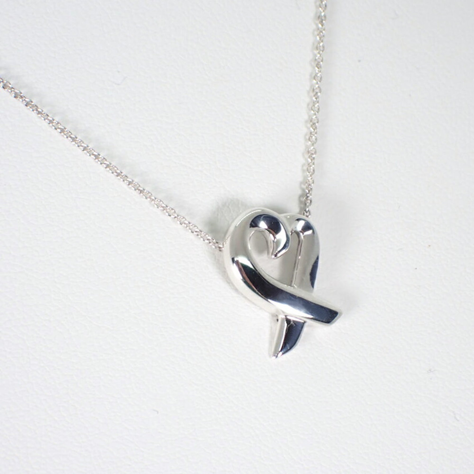 Loving Heart Pendant Necklace Sterling Silver