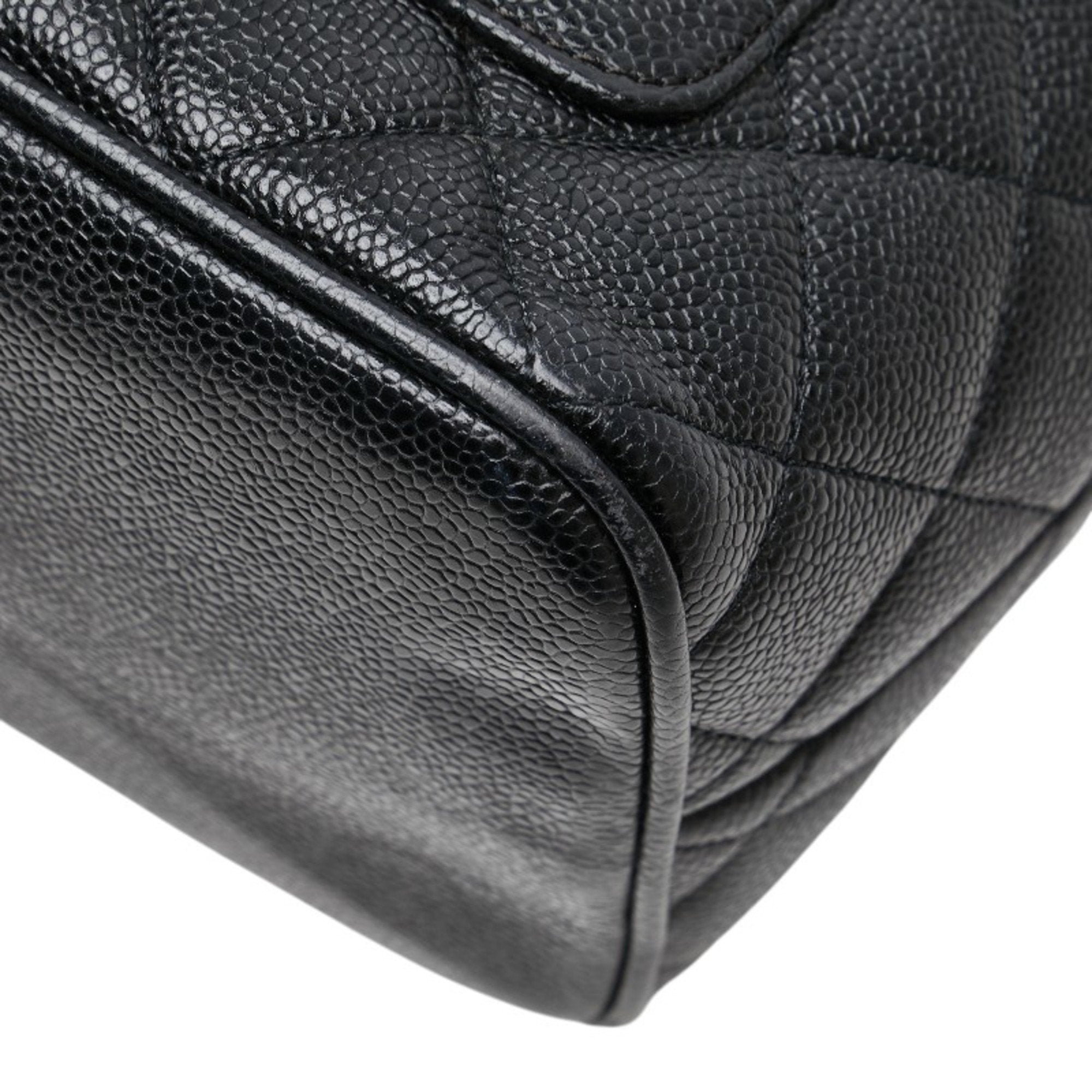 Medallion Tote Quilted Caviar