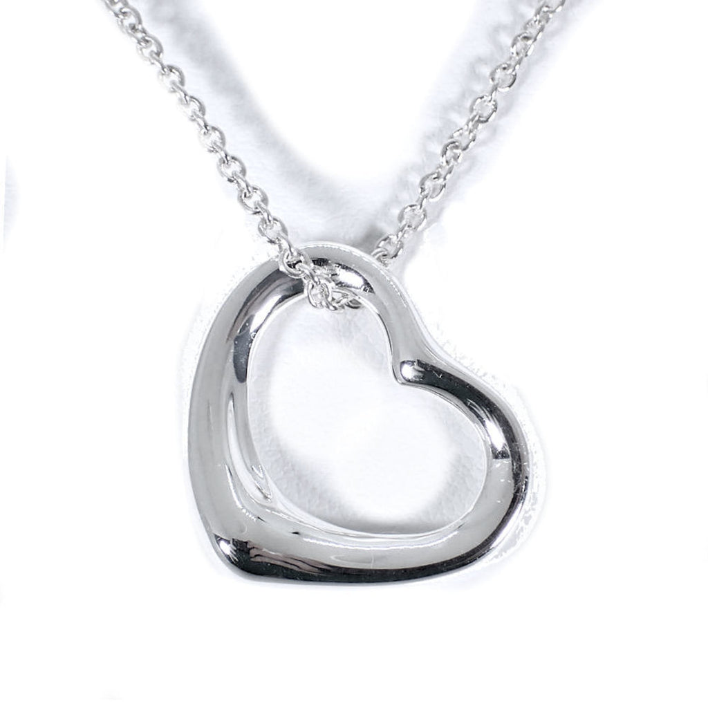 Heart Pendant Necklace Sterling Silver