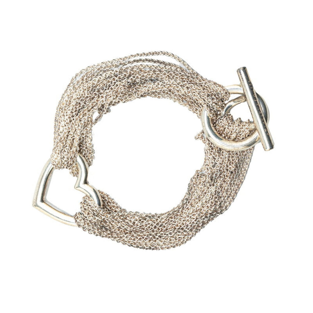 Toggle Heart Bracelet Sterling Silver