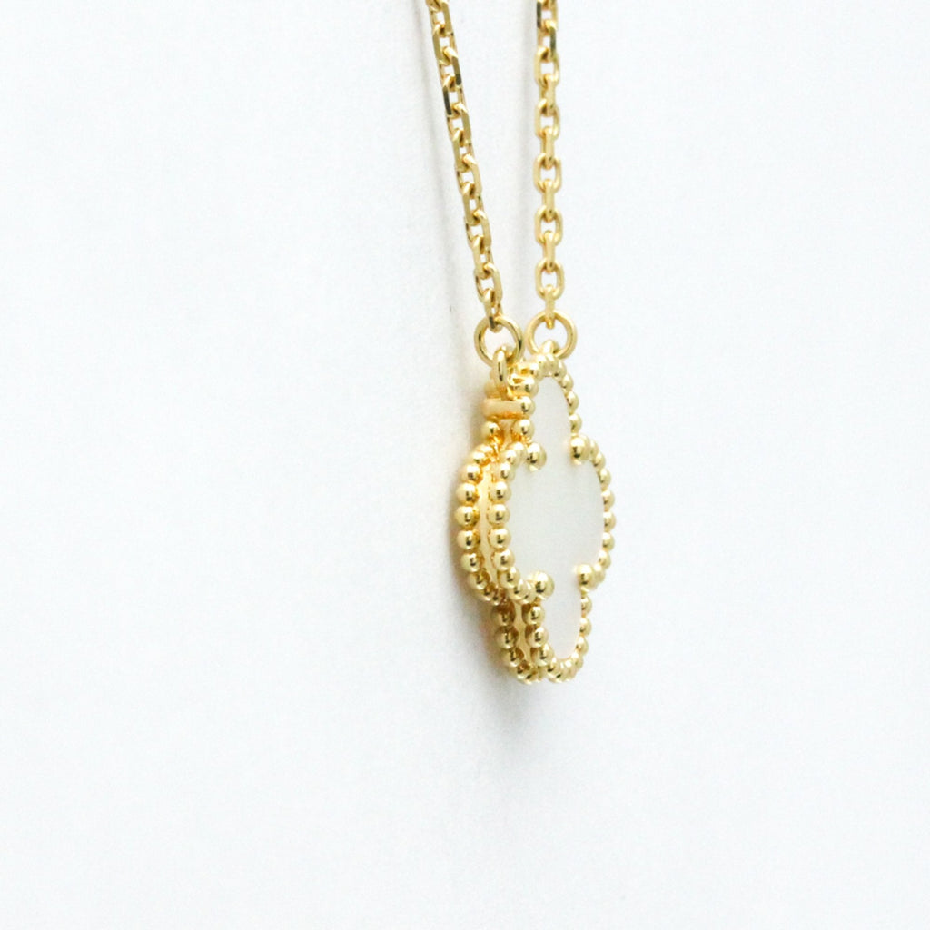 Vintage Alhambra Pendant Necklace 18K Yellow Gold