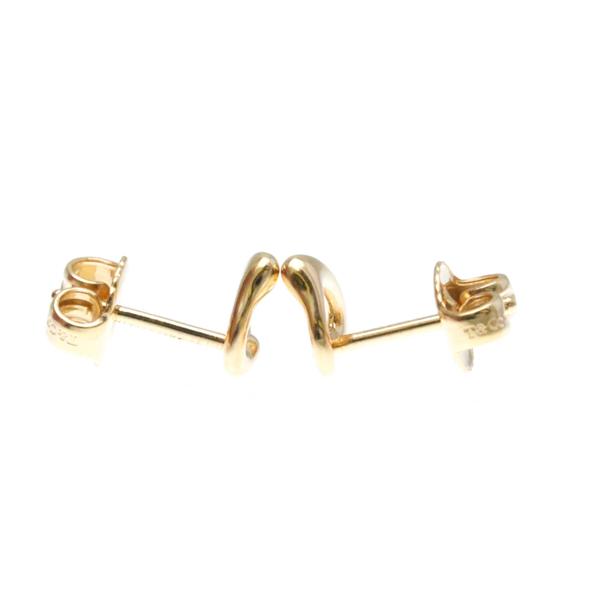 Open Heart Earrings 18K Rose Gold 7mm 18K Rose Gold