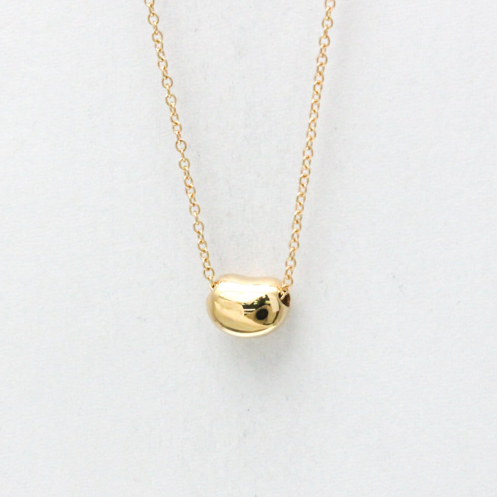 Bean Pendant Necklace 18K Rose Gold 4.8mm