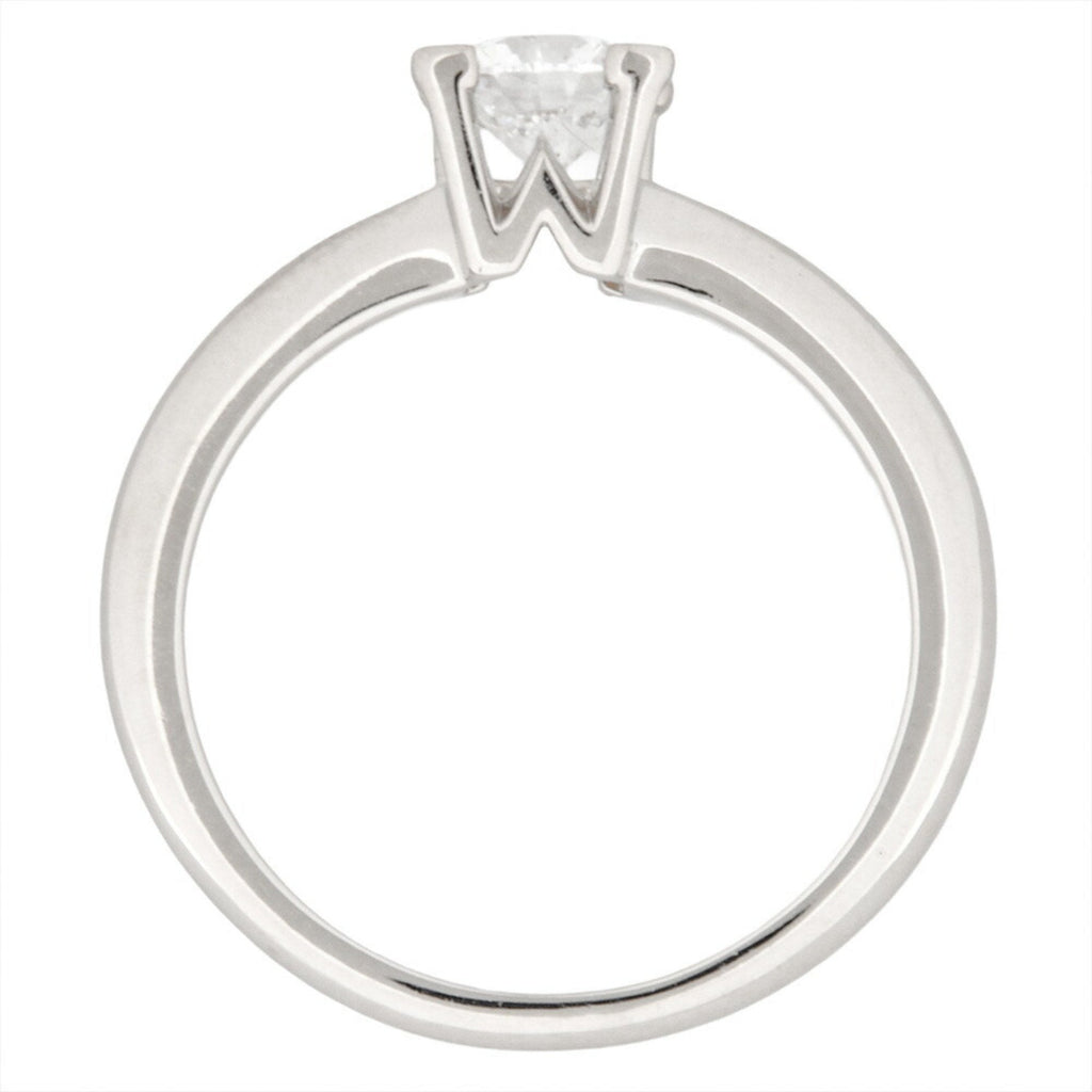Solitaire Ring Platinum with Diamond