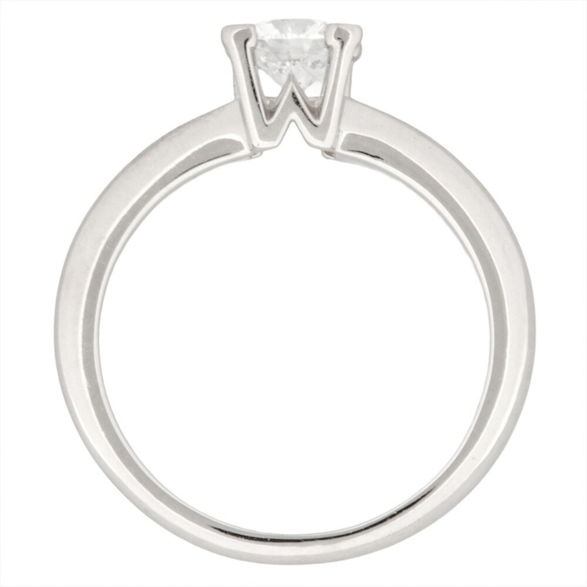 Solitaire Ring Platinum with Diamond