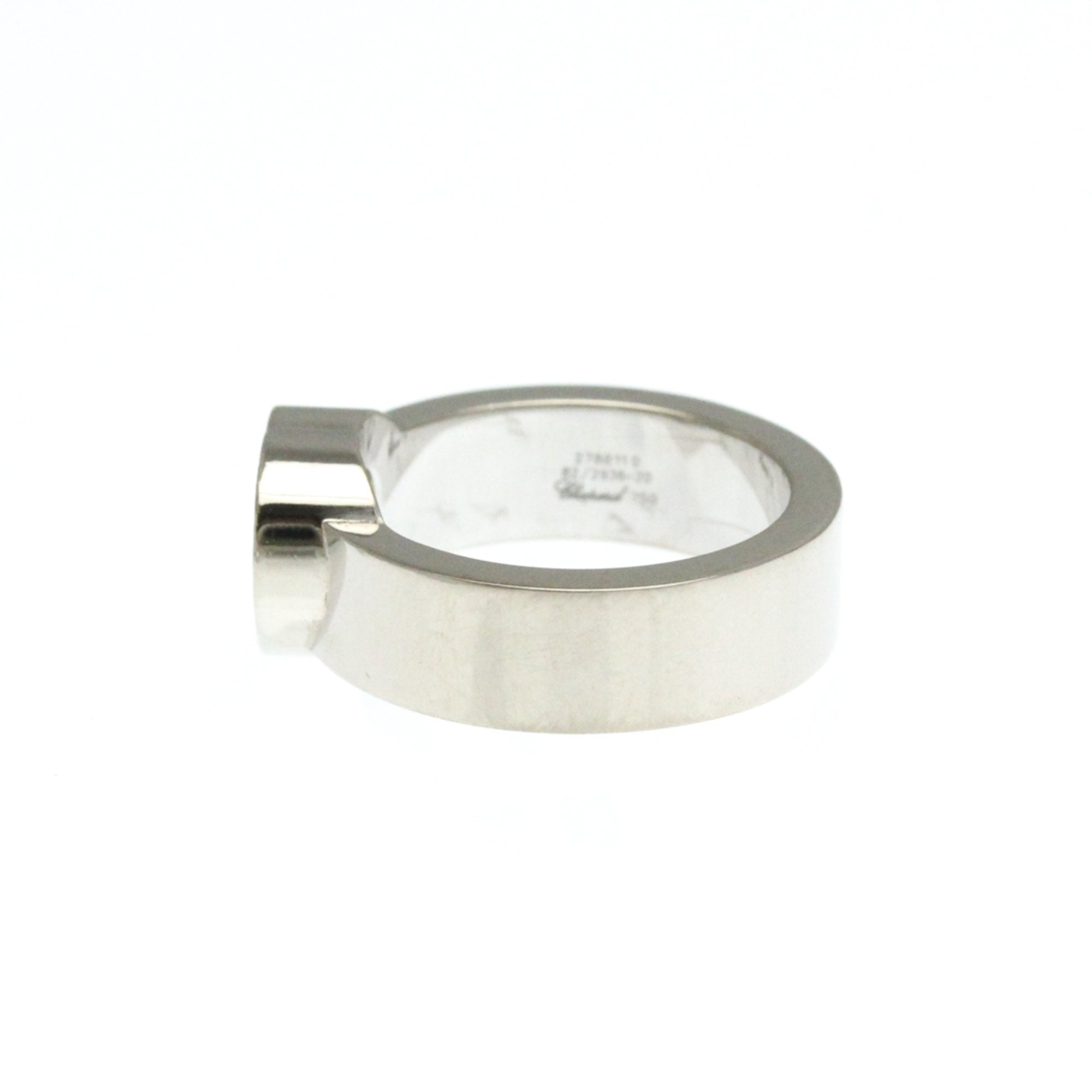 Band Ring 18K White Gold with Diamond
