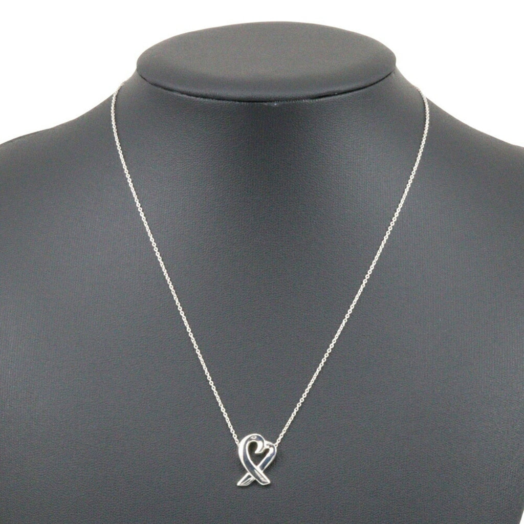 Heart Pendant Necklace Sterling Silver