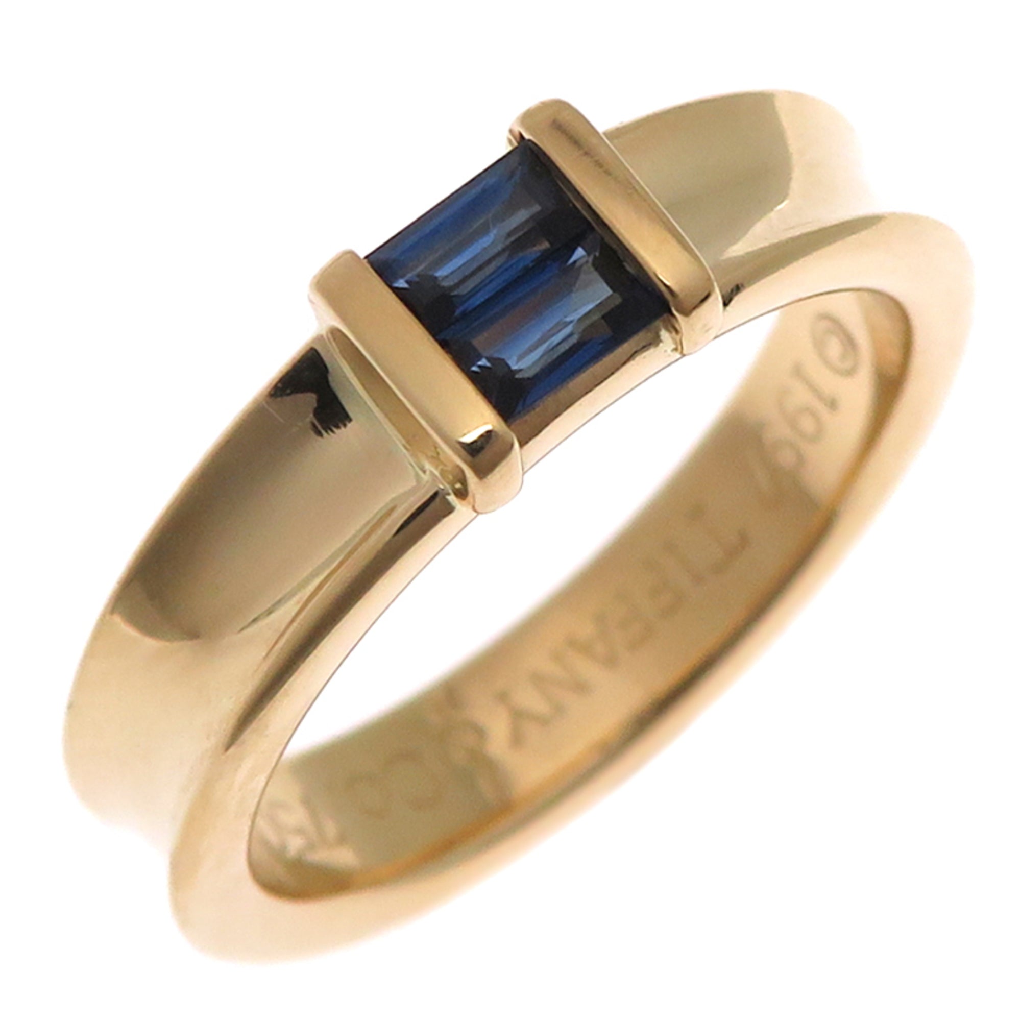 Stacking Ring 18K Yellow Gold with Sapphire