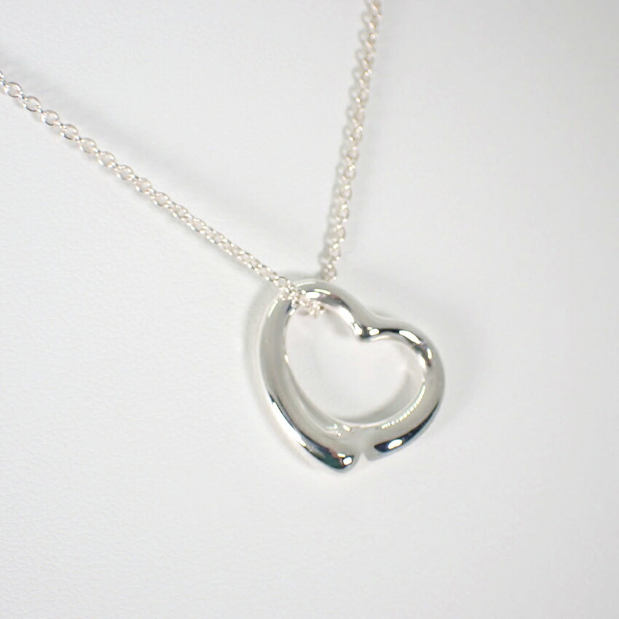 Heart Pendant Necklace Sterling Silver
