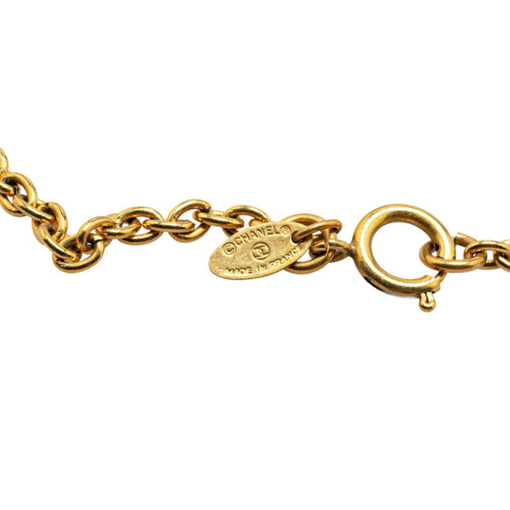 CC Logo Pendant Necklace Metal