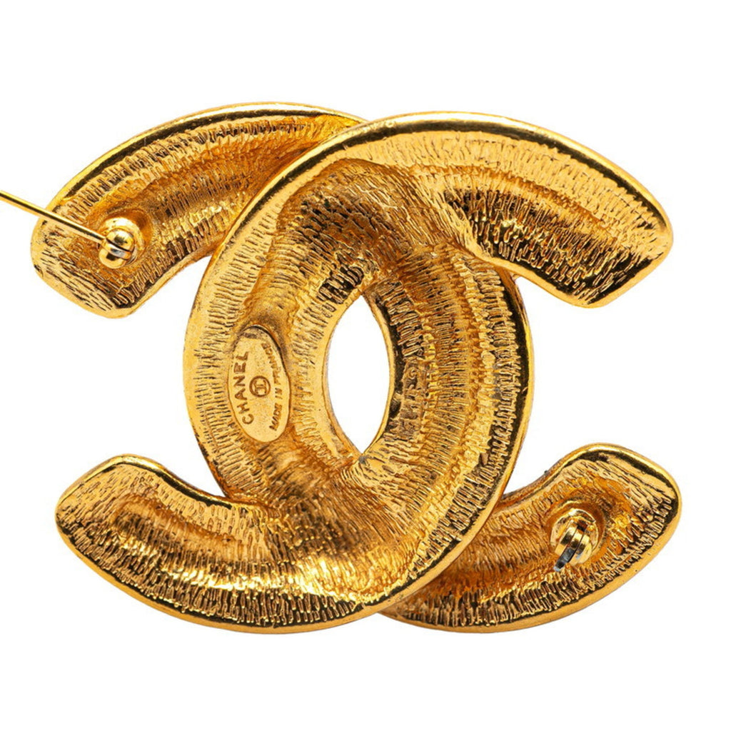 CC Logo Brooch Metal
